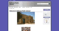 Desktop Screenshot of bellevue.lib.ia.us