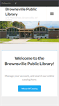 Mobile Screenshot of brownsville.lib.wi.us