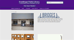 Desktop Screenshot of graettinger.lib.ia.us