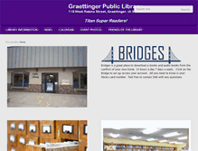 Tablet Screenshot of graettinger.lib.ia.us