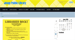 Desktop Screenshot of jesup.lib.ia.us